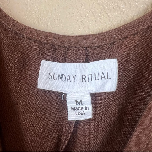 Sunday Ritual Rhea Dress Brown - Picture 8 of 9